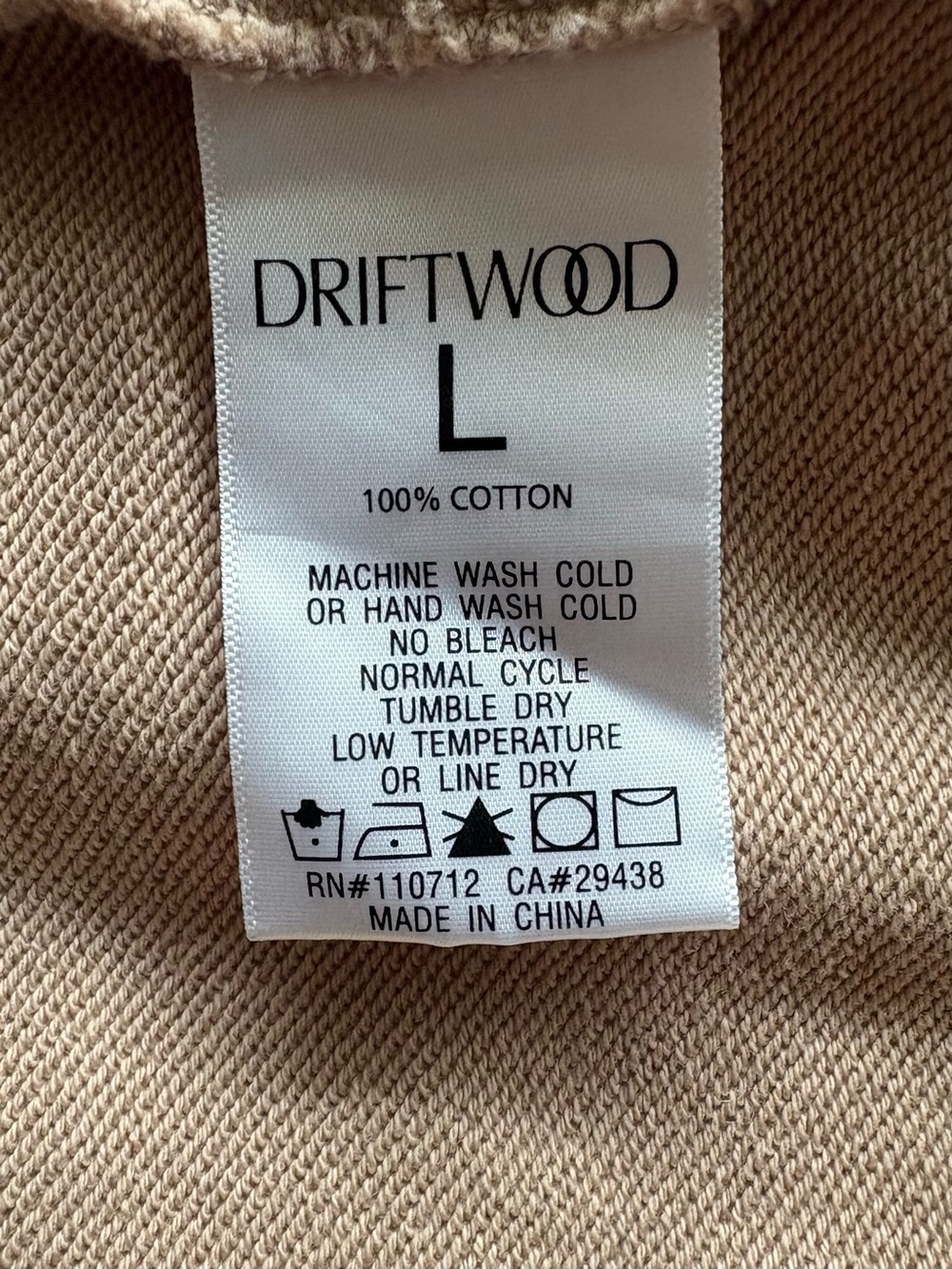 Driftwood Brie Floral Embroidered Crewneck Sweatshirt Antique Pink Anthropologie - Picture 7 of 7